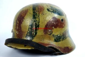 WH/ Casco de Combate M40 Pintado de Camuflaje "ET 62"
